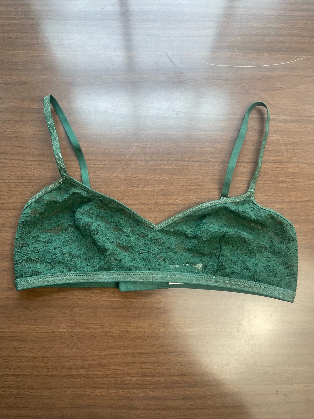 Aerie Lace Bralette - Emerald Green